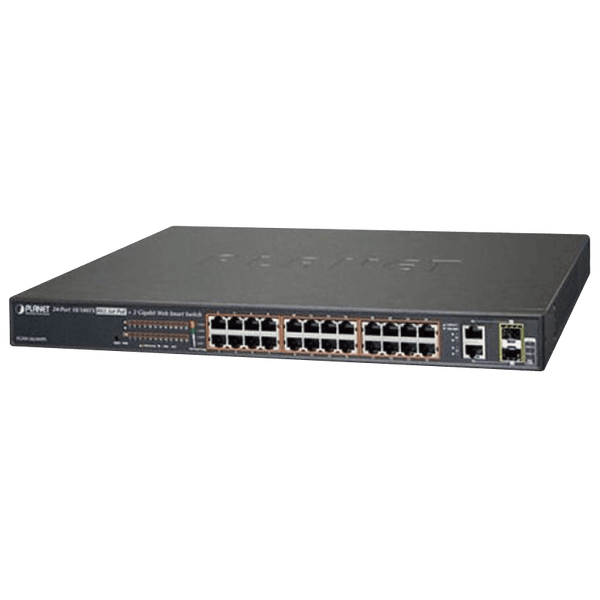 PLANET™ 24-Ports (+2 TP/SFP) PoE+ Manageable L2 Switch - 420W [FGSW-2624HPS4]